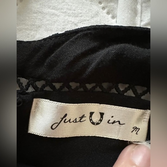 Polka-dot Shorts Jumpsuit/Romper with Semi Open Back - Picture 3 of 4